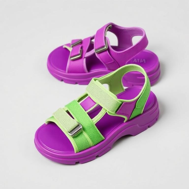 Ooze Velcro Chunk Sandals